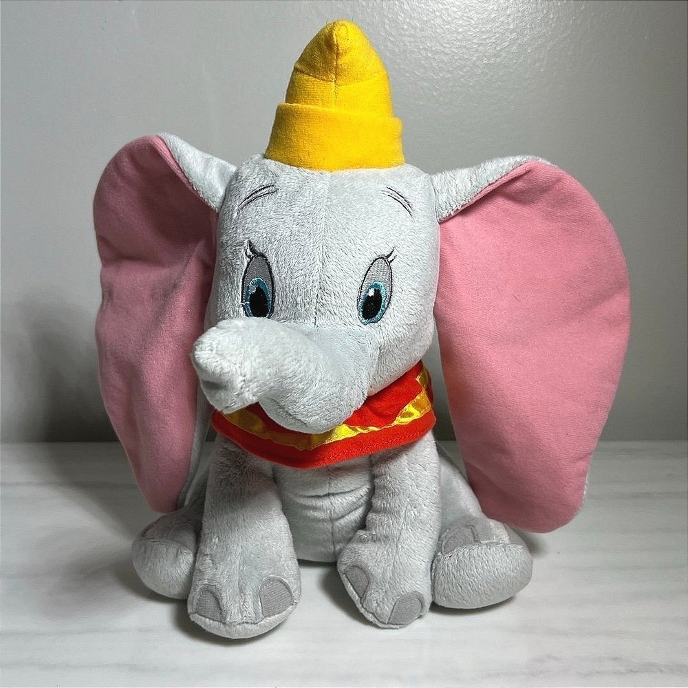 Kohls Cares Disney Dumbo 11" Plush Gray Elephant Stuffed Animal Toy 2014